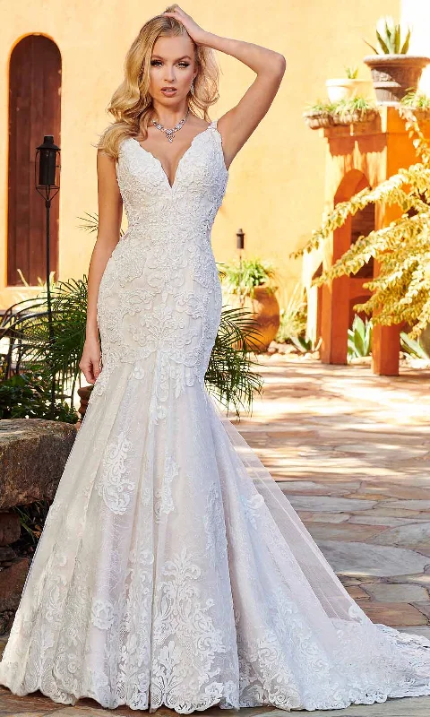 Rachel Allan Bridal Rb4145 - Sequins Bridal Gown