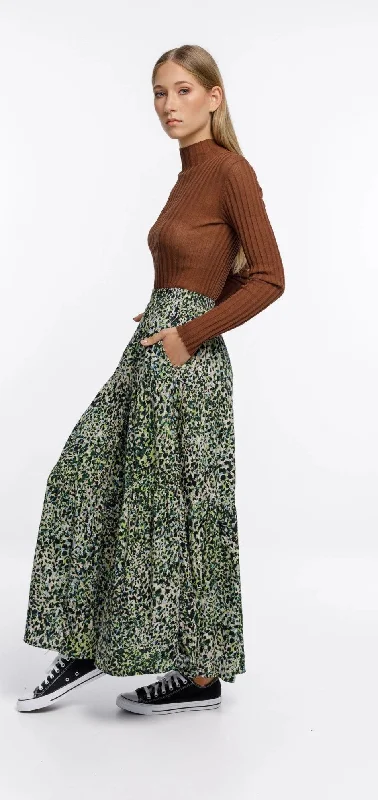 THING THING - Clara maxi skirt - Neon camo! 8