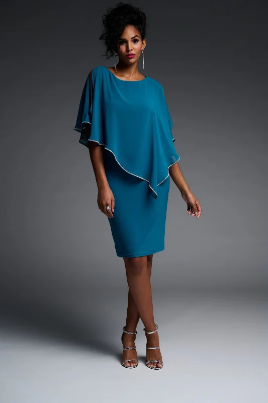 Blue Lagoon Chiffon Dress