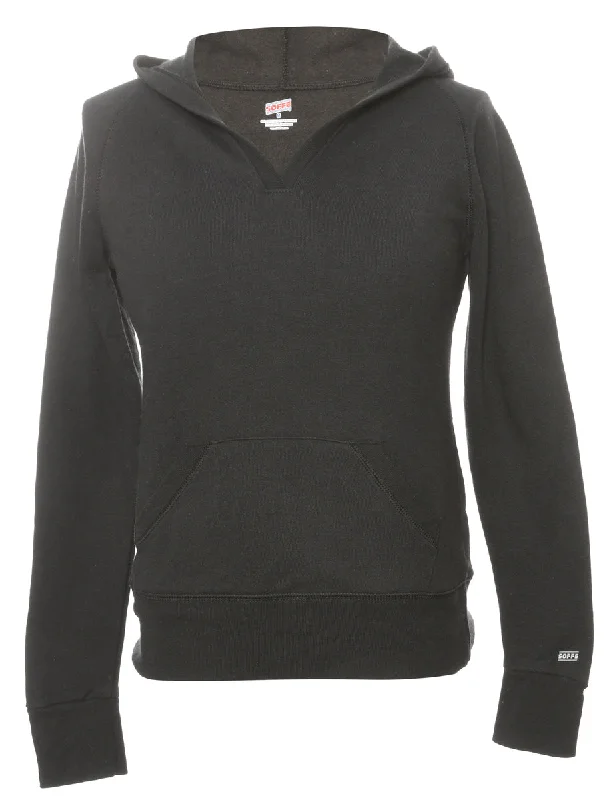 Black Hooded Sweatshirt - M