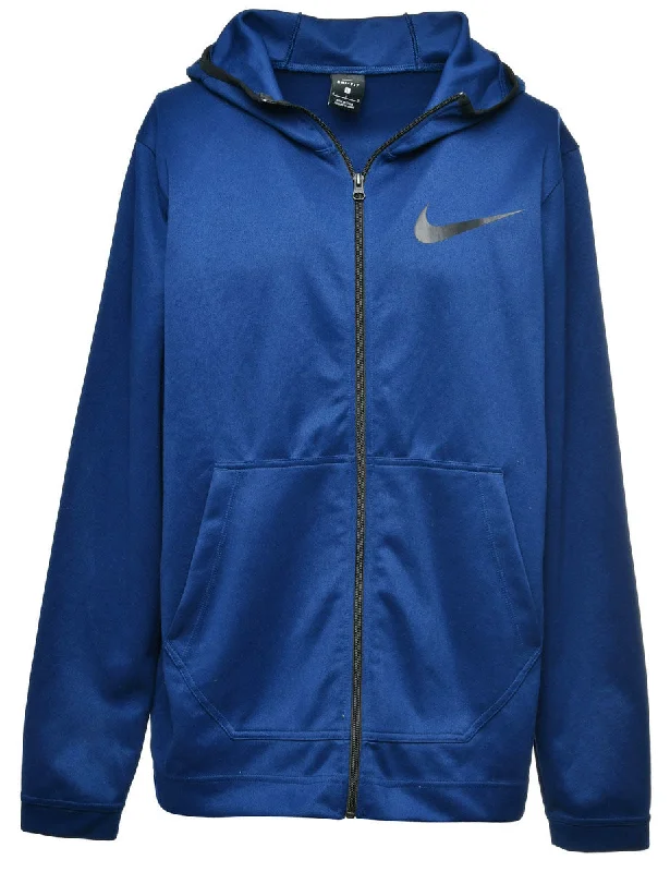 Blue Plain Sweatshirt - L