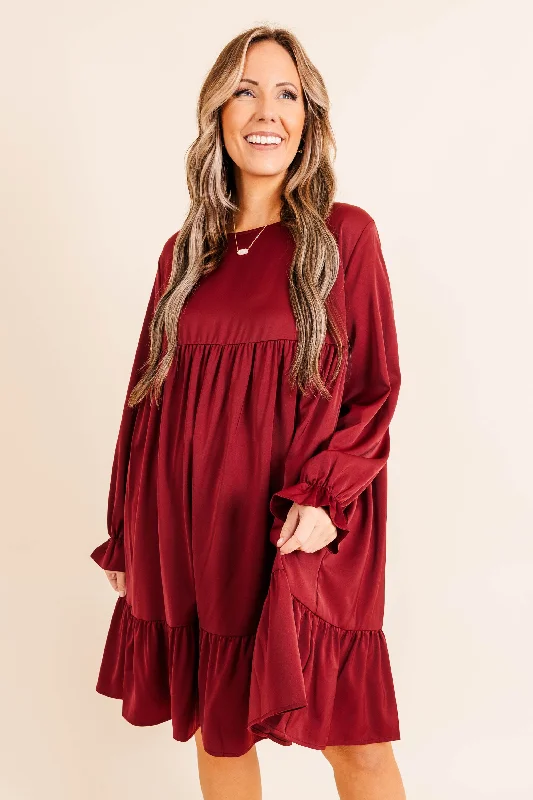 Casual Beauty Dress, Red