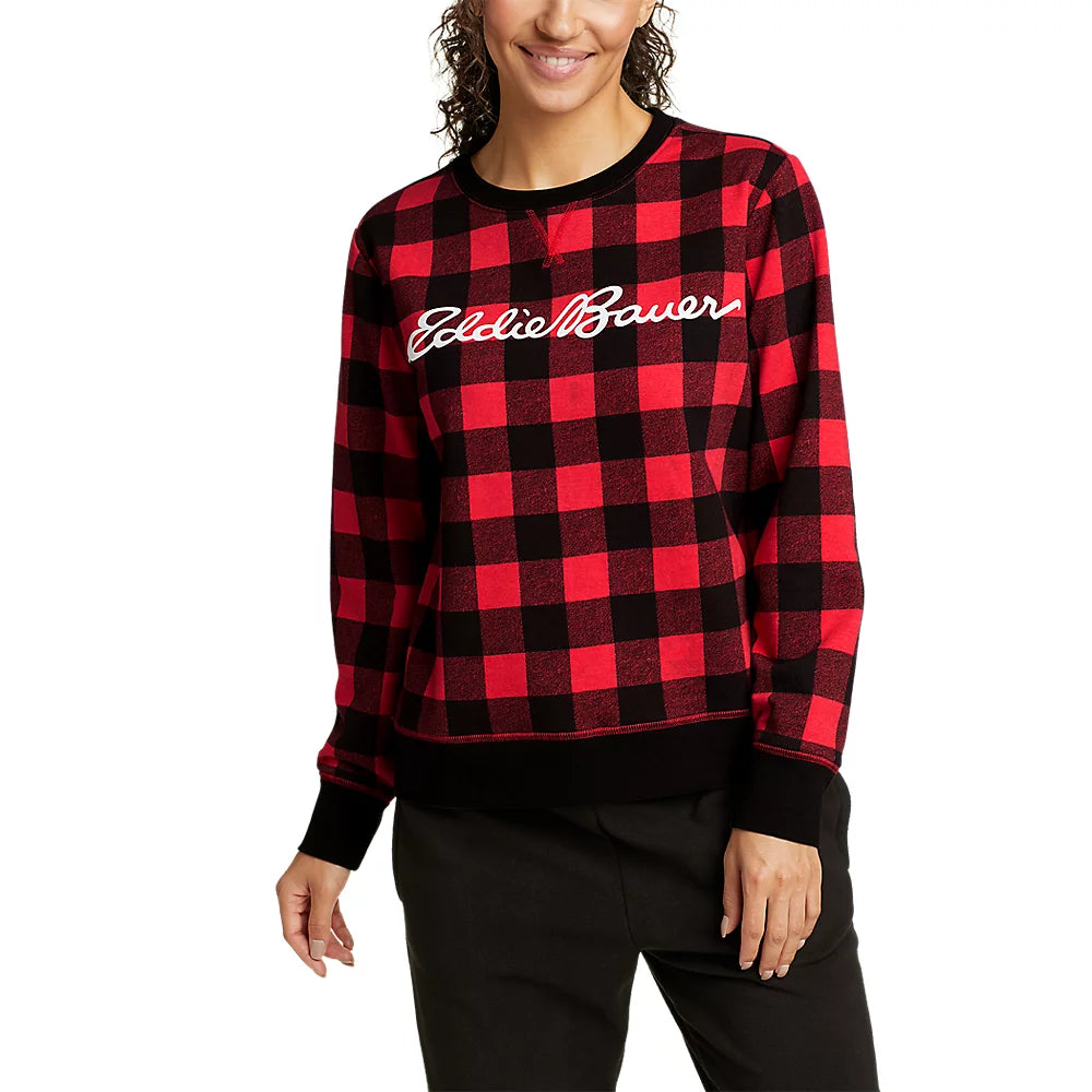 Women's Camp Fleece Easy Crew - Logo