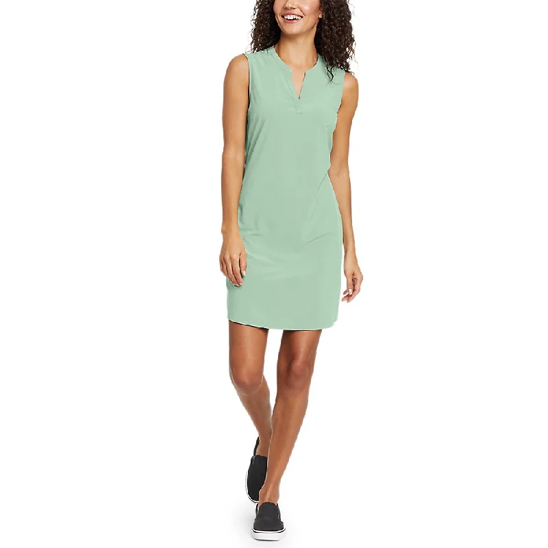 Women's Escapelite Sleeveless Split-Neck Dress