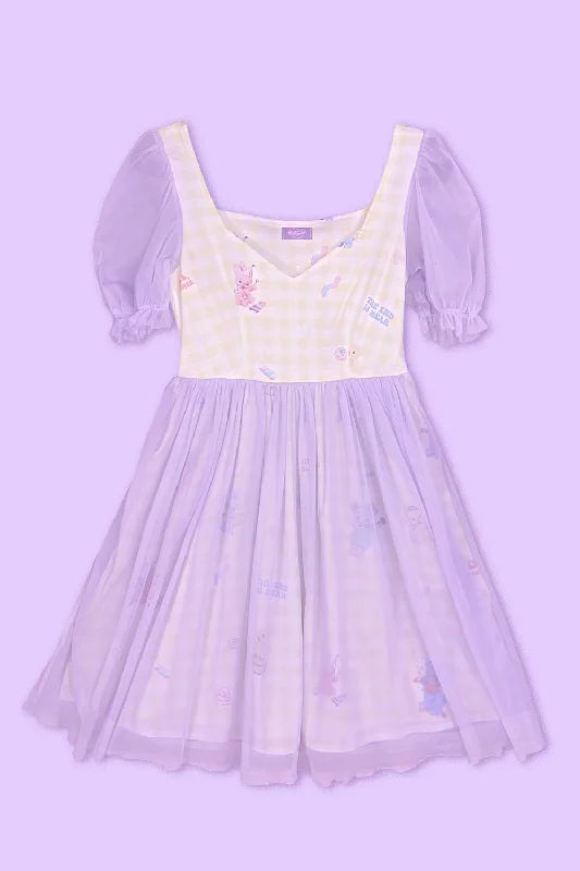 Cheezy Friends Tulle Dress Lavender